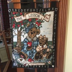 Boyd’s Bear The Lesson wall hanging